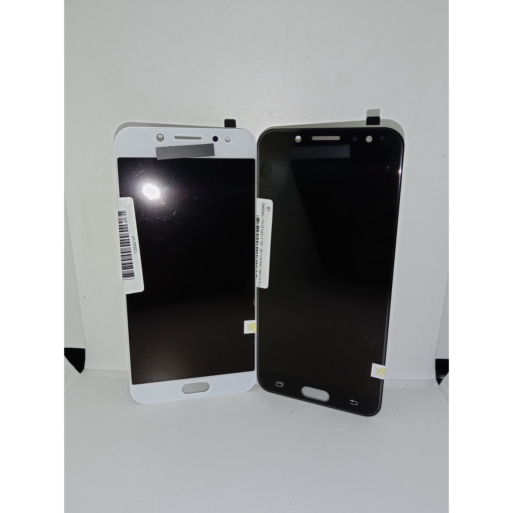 LCD TOUCHSCREEN SAMSUNG J7 PLUS OLED / C710F - 2017 CONTRAS COMPLETE ORIGINAL Y8
