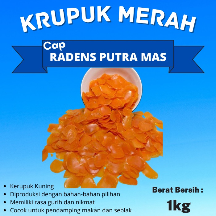 

Kerupuk Merah / Kuning Bawang Paling Murah Grosir 1kg