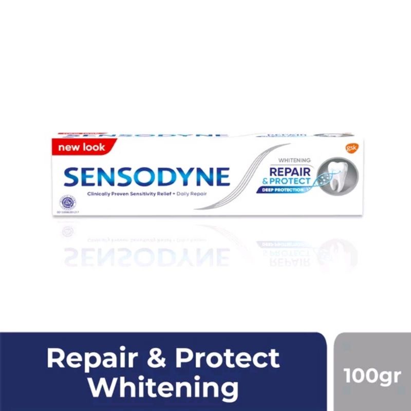 Sensodyne Repair &amp; Protect Whitening Pasta Gigi Sensitif Redakan Ngilu 100gr