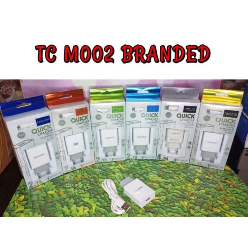 Charger Samsung Oppo Vivo M-002 for Android Casan Brand Merek M-002 Usb micro