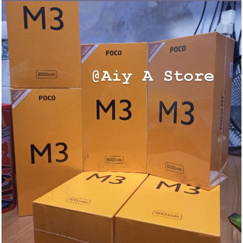 Xiaomi Poco M3 Ram 4/64gb 6/128gb Internal 64 128  Garansi Resmi