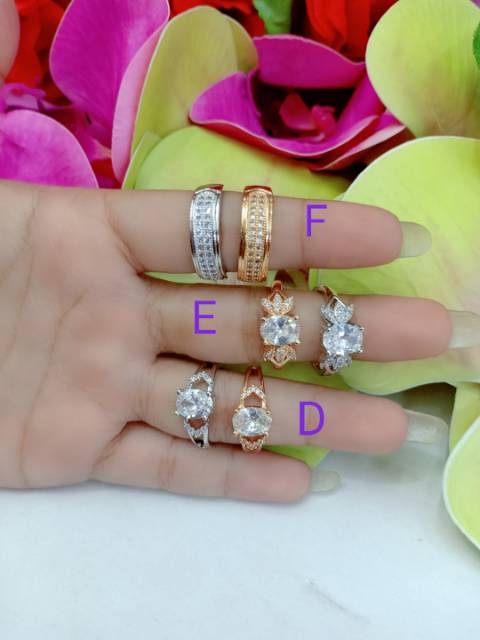 Xuping cincin Mata D-F