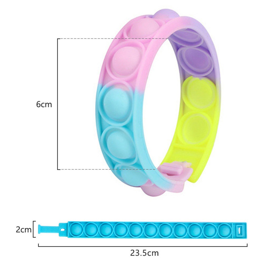 RSB COD Pop It / Pop It Murah / Gelang Pop It / Mainan Gelang Pop It /  fidget push Pop Its Fidget Toy Push bubble kids-5