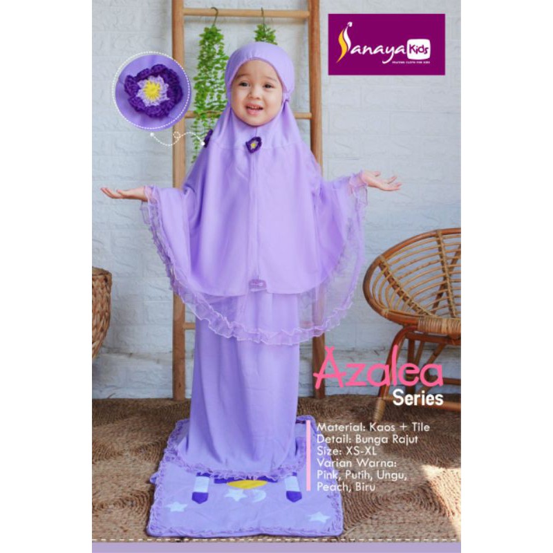 MUKENA ANAK SANAYA KIDS AZALEA