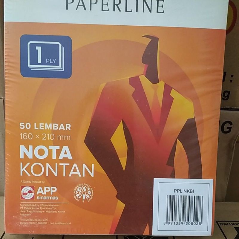 

BUKU NOTA KONTAN BESAR 1 PLY ISI 50 LEMBAR PAPERLINE