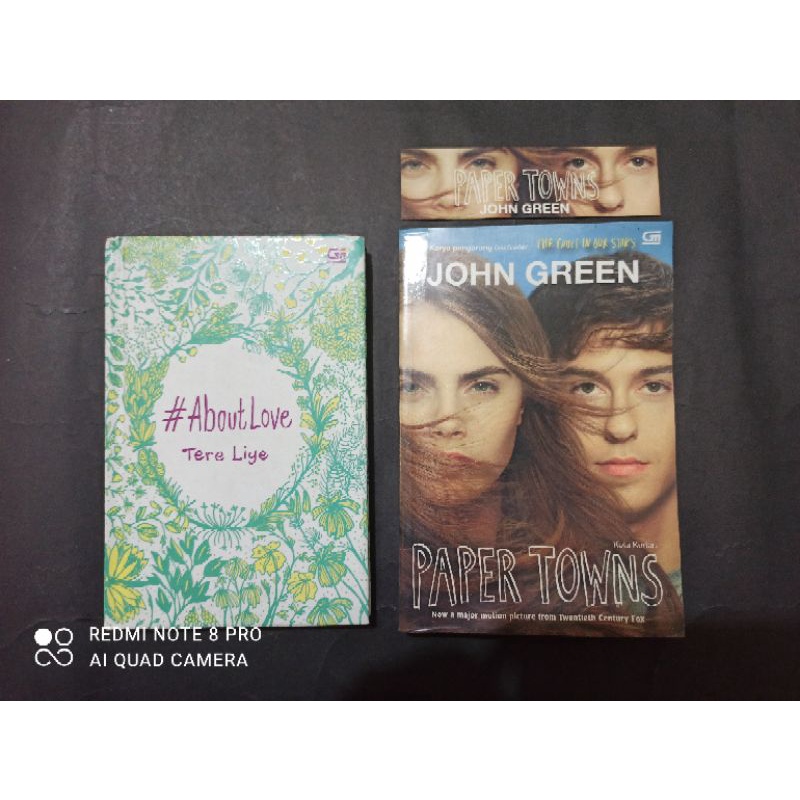 

Novel Paper Towns John Green ( Translate Indo ) preloved murah murce