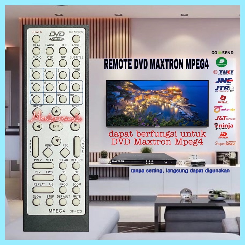 REMOT REMOTE DVD MAXTRON MPEG4