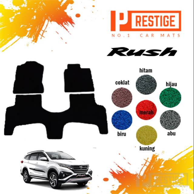 PRESTIGE - KARPET MOBIL - ALL NEW RUSH - TERIOS - 2 BARIS - COIL MAT