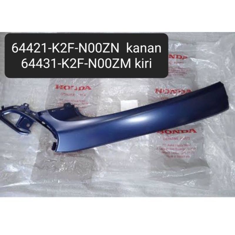 cover underside scoopy K2F tahun 2021 biru dop kanan kiri harga satuan asli honda