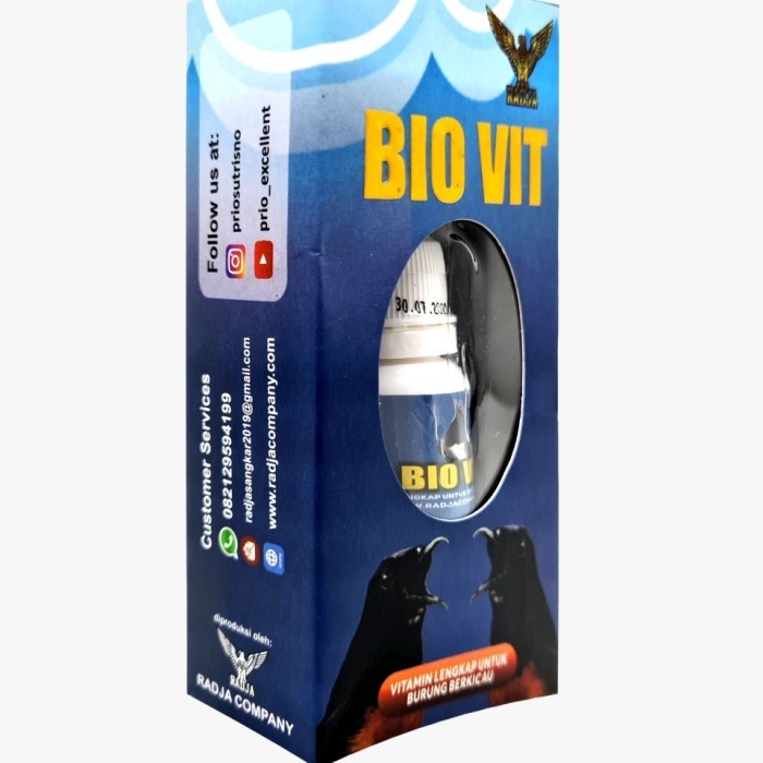 Dftoiutamtam Bio Vit Vitamin Khusus Burung Ocehan ( Murai,Kacer, Ijo Dll)