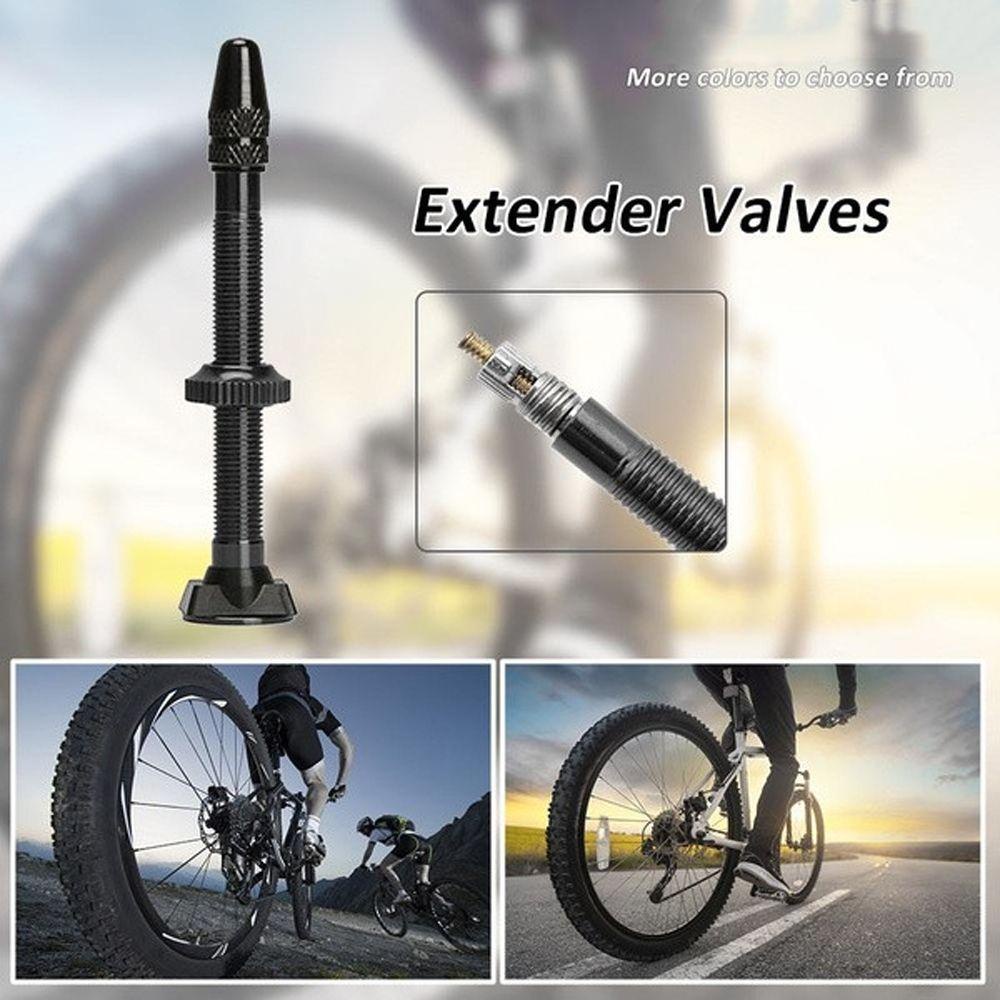 NICKOLAS1 Presta Valve Compatible 48mm Aluminium Alloy Stem Kuningan Ultra-light Extender Valves