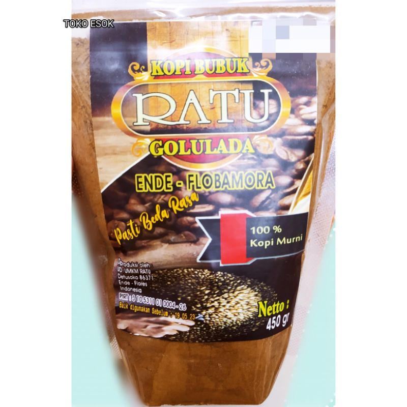 

Kopi Flores Bubuk Ratu Golulada 450gr