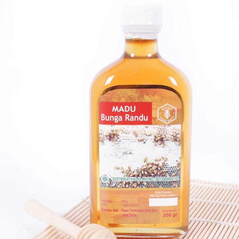 

Madu Asli Murni Bunga Randu Botol Kaca Netto 350 gr - Madu Murni Mkb