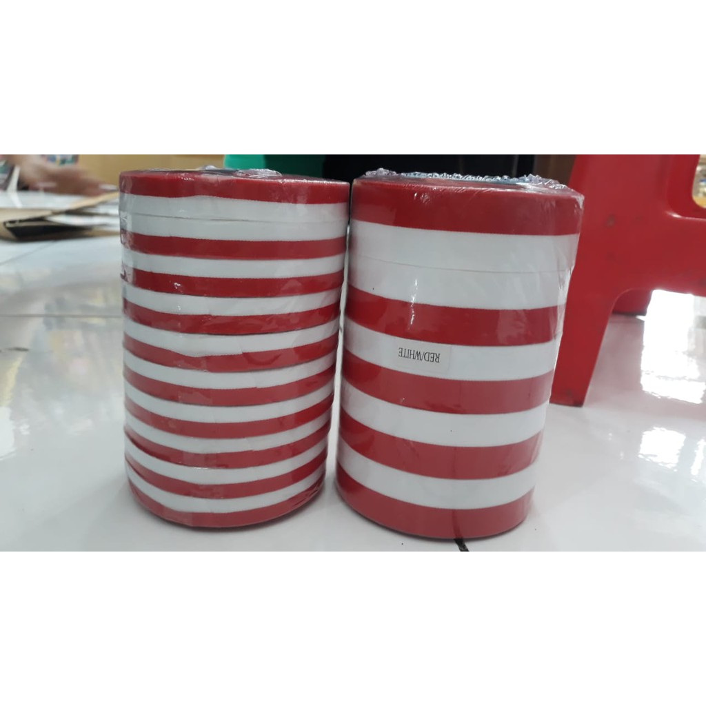 

Pita merah putih 1/2inch / 1 inch