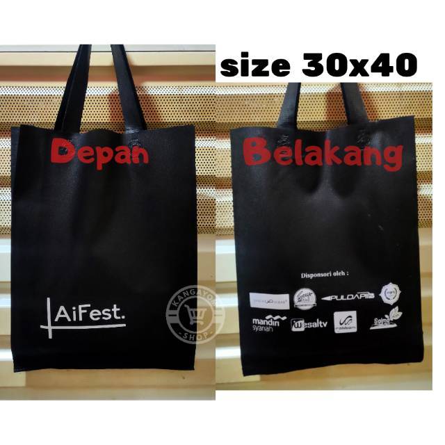 

Tas spunbond / tas pres 30x40 / Tas seminar / tas promosi / tas goodie bag