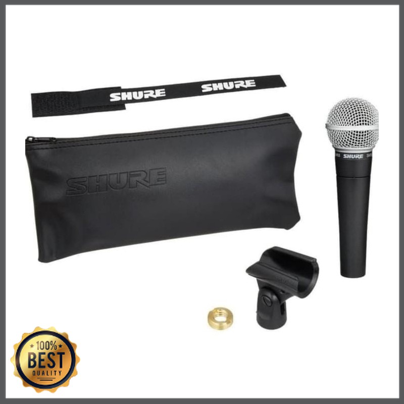 Mishad Shop -  Shure SM58 Original Asli Garansi Resmi Mik Mic Microphone SM 58 Sure GU-5117-1344