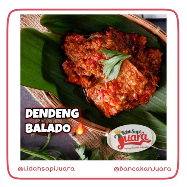 Dendeng Sapi kemasan size kecil (Dendeng balado 165r)