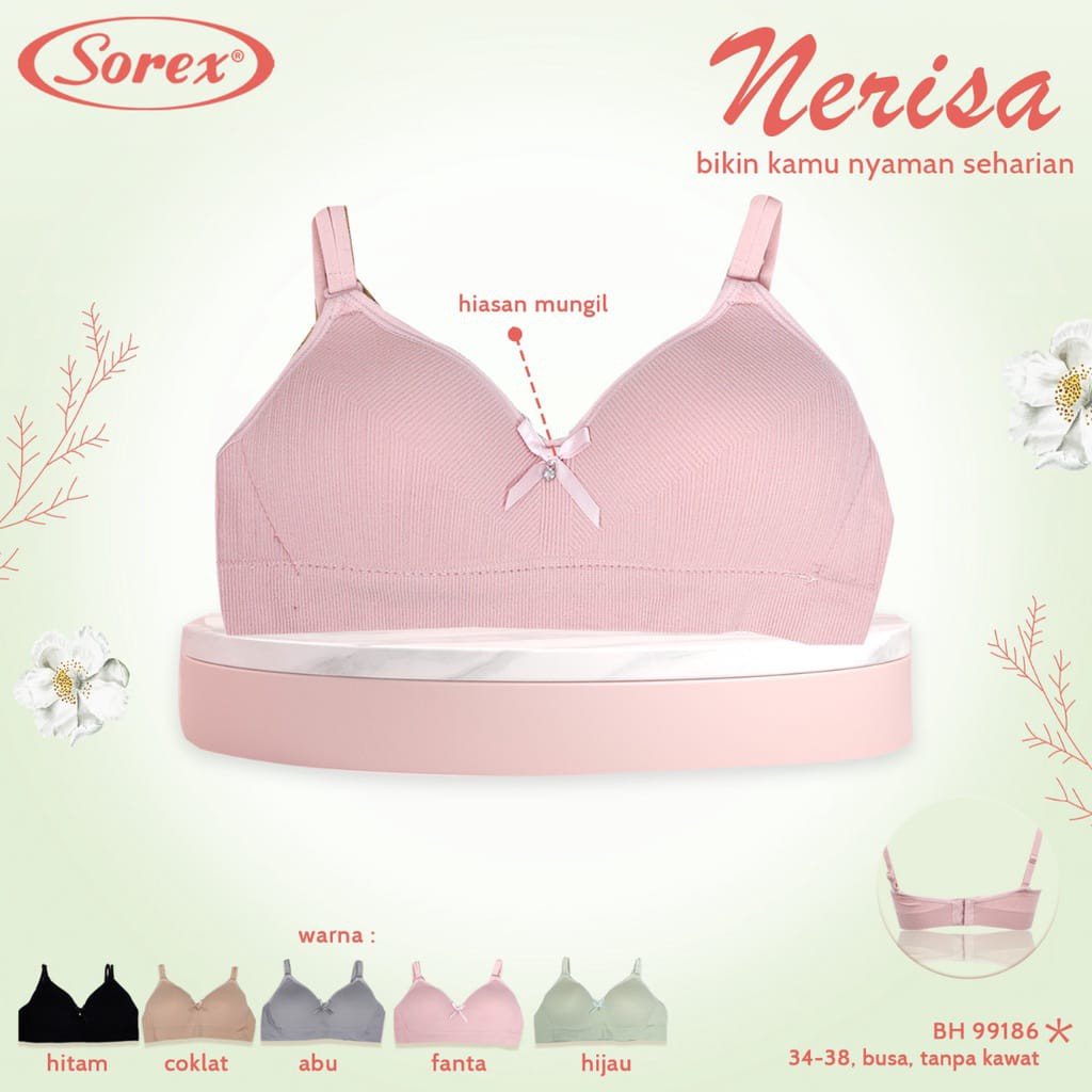 ORIGINAL BRA SOREX TERBARU SUPER SOFT DAN NYAMAN TNPA KAWAT KAIT3