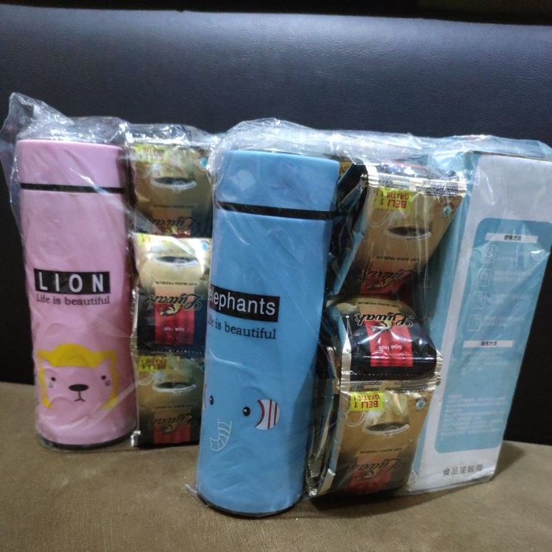Tumbler Lucu Gratis Kopi Luwak Murni Premium sachet isi 18