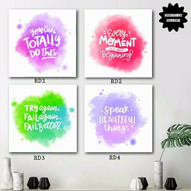 Hiasan Dinding Quotes Dekorasi Dinding Quotes - Poster Motivasi