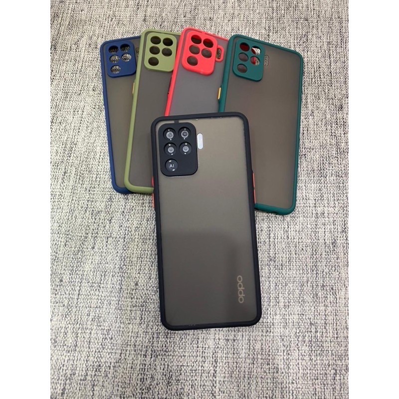 OPPO RENO 6 5G 2021/RENO 5F SOFT CASE  FROSTED CASE DOVE