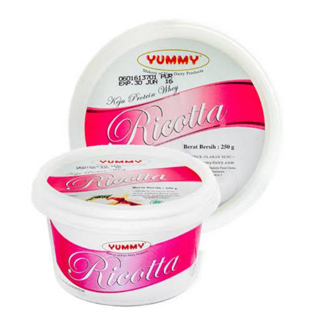 

YUMMY Ricotta - Keju Oles 200gr