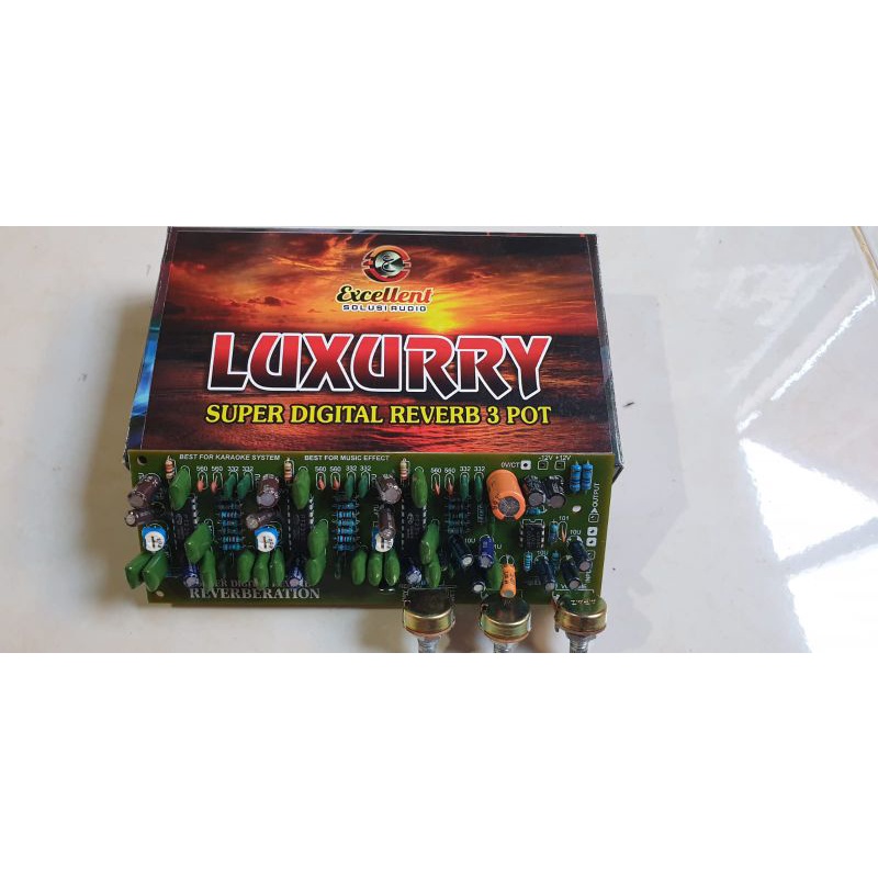 Kit Echo Reverb 3Potensio Luxury efek sreng By Excellent