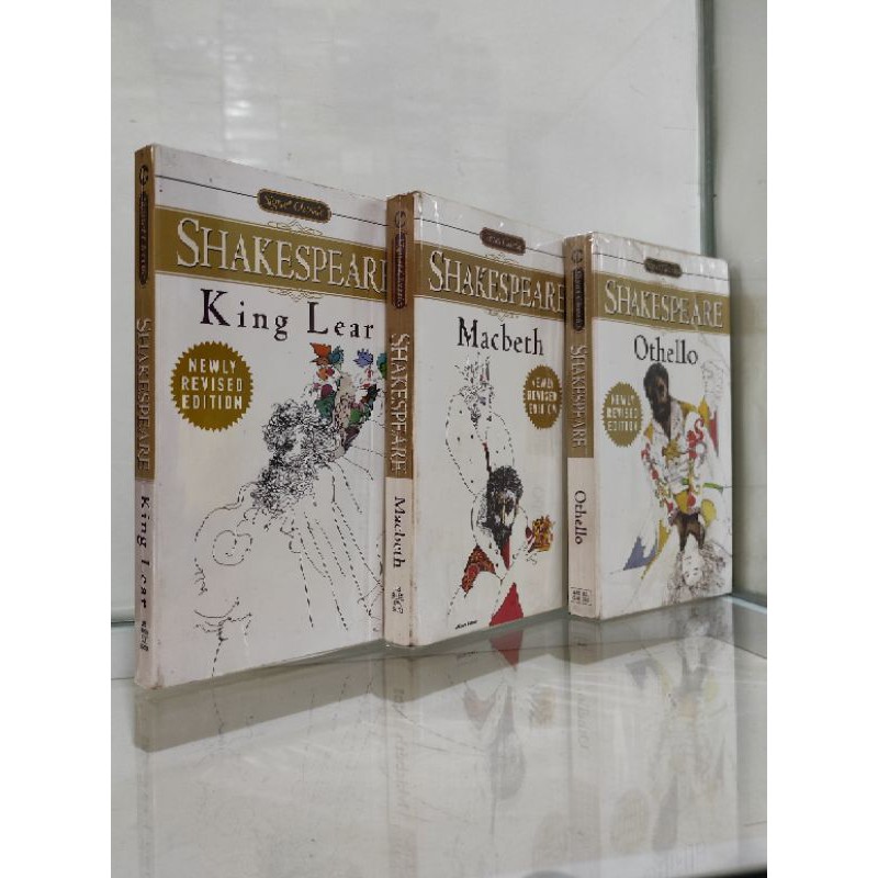 Signet Classic SHAKESPEARE King Lear - Macbeth - Othello Paket 3 Buku NEWLY REVISED EFITION