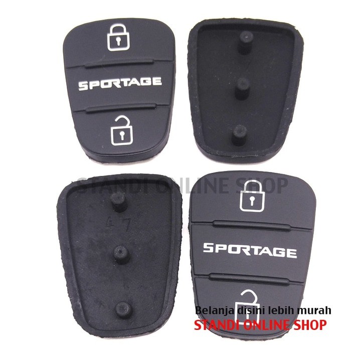 Karet Tombol Kunci Remote Rubber Key Pad Mobil KIA Sportage Murah