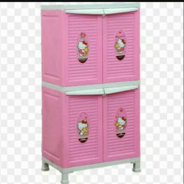 Lemari plastik Napolly 242 hello kitty