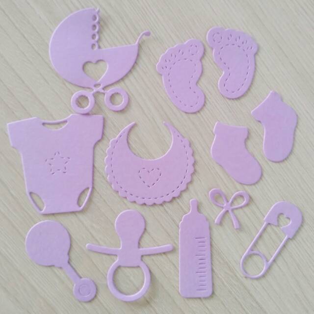 

Diecut Scrapbook Baby Set