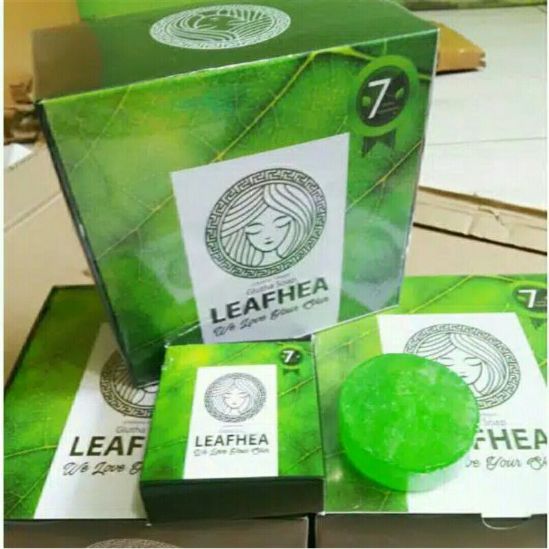 LEAFHEA SOAP ORIGINAL/ SABUN KULIT SPIRULINA/SABUN JERAWAT