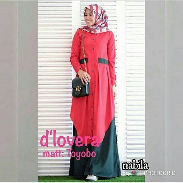 D'lovera dress army/D'lovera dress orange/dress/gamis/gamis balotelli