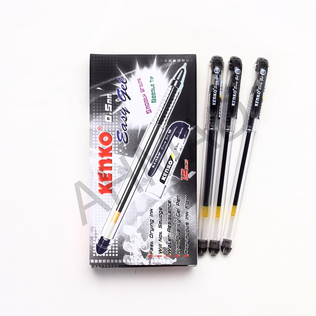 

Kenko - Pulpen Easy Gel dan K-80CL Varian 0.5 mm Hitam [ 1 Pcs ]
