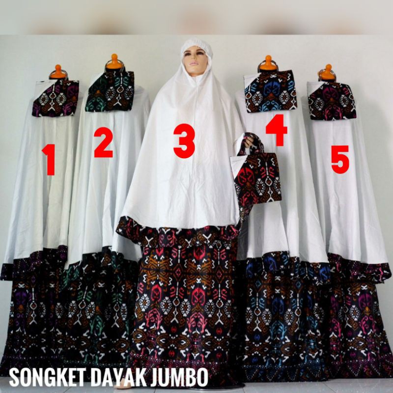 Mukena katun rayon motif batik