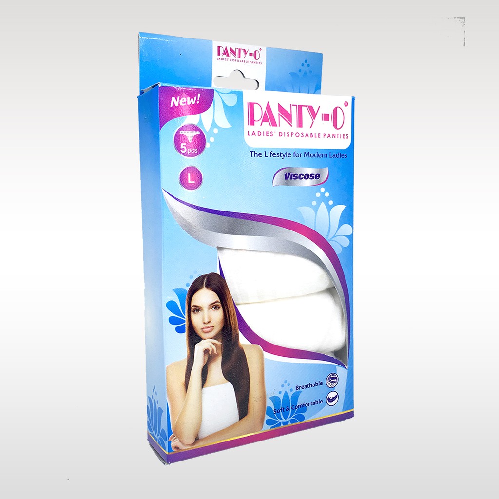 

Panty-O / Celana Dalam Sekali Pakai Wanita / Disposable Panties / Viscose / PUTIH - 5Pcs