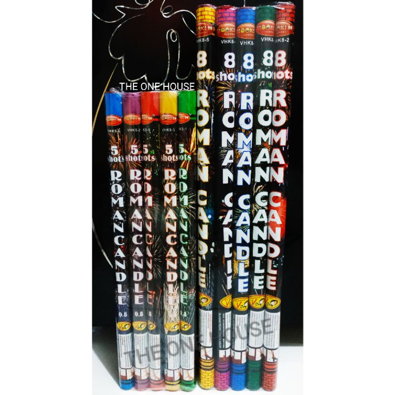 ROMAN CANDLE 8SHOTS (0.8&quot; inc FULL) SATUAN/1Pcs / PERBATANG