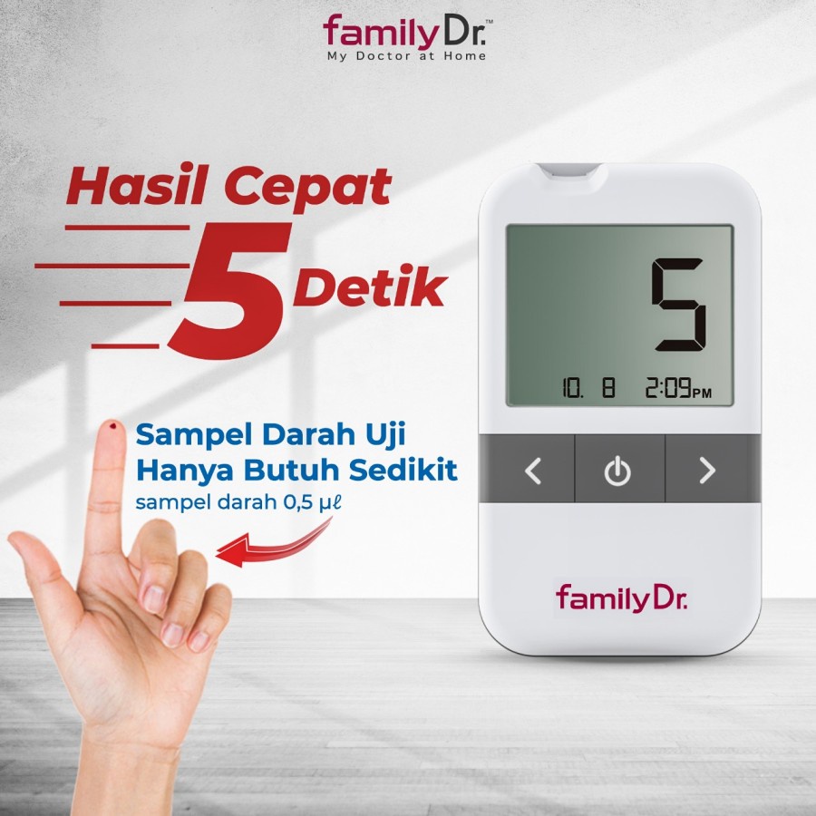 family Dr Test Strips Blood Glucose AGM-513S / Tes Strip Gula Darah