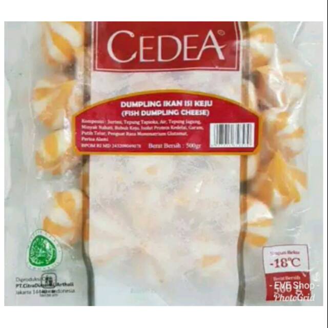 

CEDEA fish dumpling chesse 500gr