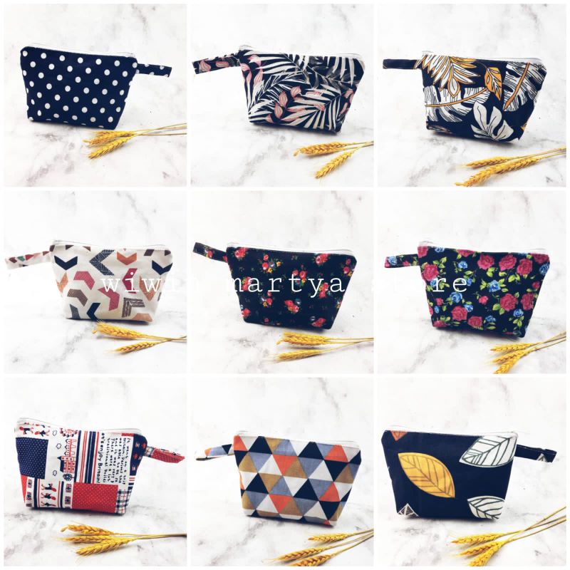 WMS POUCH KOSMETIK | POUCH KANVAS | POUCH SERBA GUNA | TAS KOSMETIK