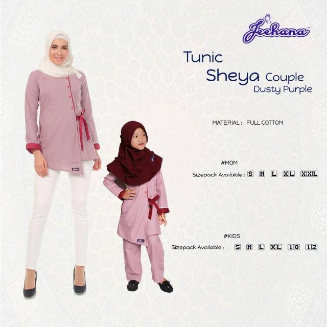 Tunik Sheya Couple By Jeehana Baju Couple Ibu Anak Setelan Anak Shopee Indonesia