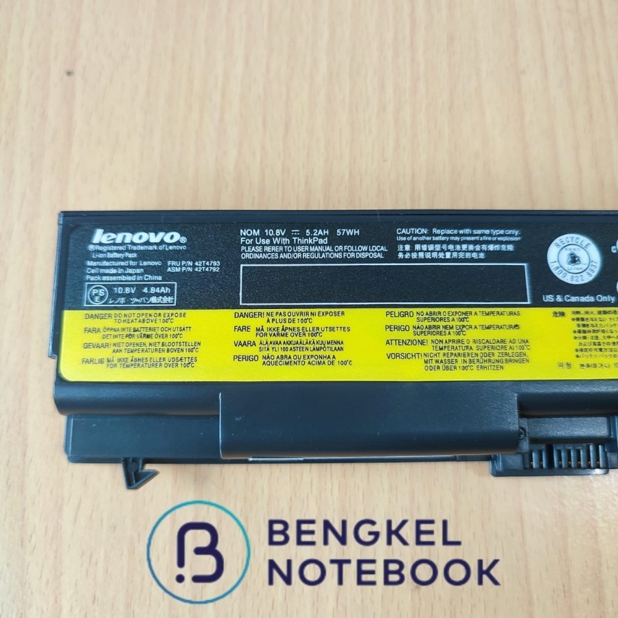 Baterai Laptop IBM Lenovo ThinkPad E40 E50 Edge 0578-47B Edge 14&quot; 05787UJ 05787VJ 05787WJ 42T4794 05787XJ 05787YJ E420 E520 L410 L412 L420 L421 L510 L512 L520 SL410 SL410k SL510 SL510 SL510 T410 T410i T420 T510 T510i T520 T520i W510 W520