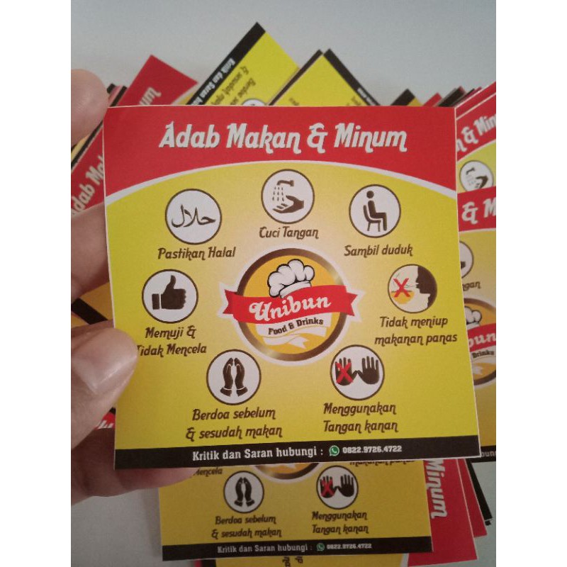 

Stiker Label Produk Kotak