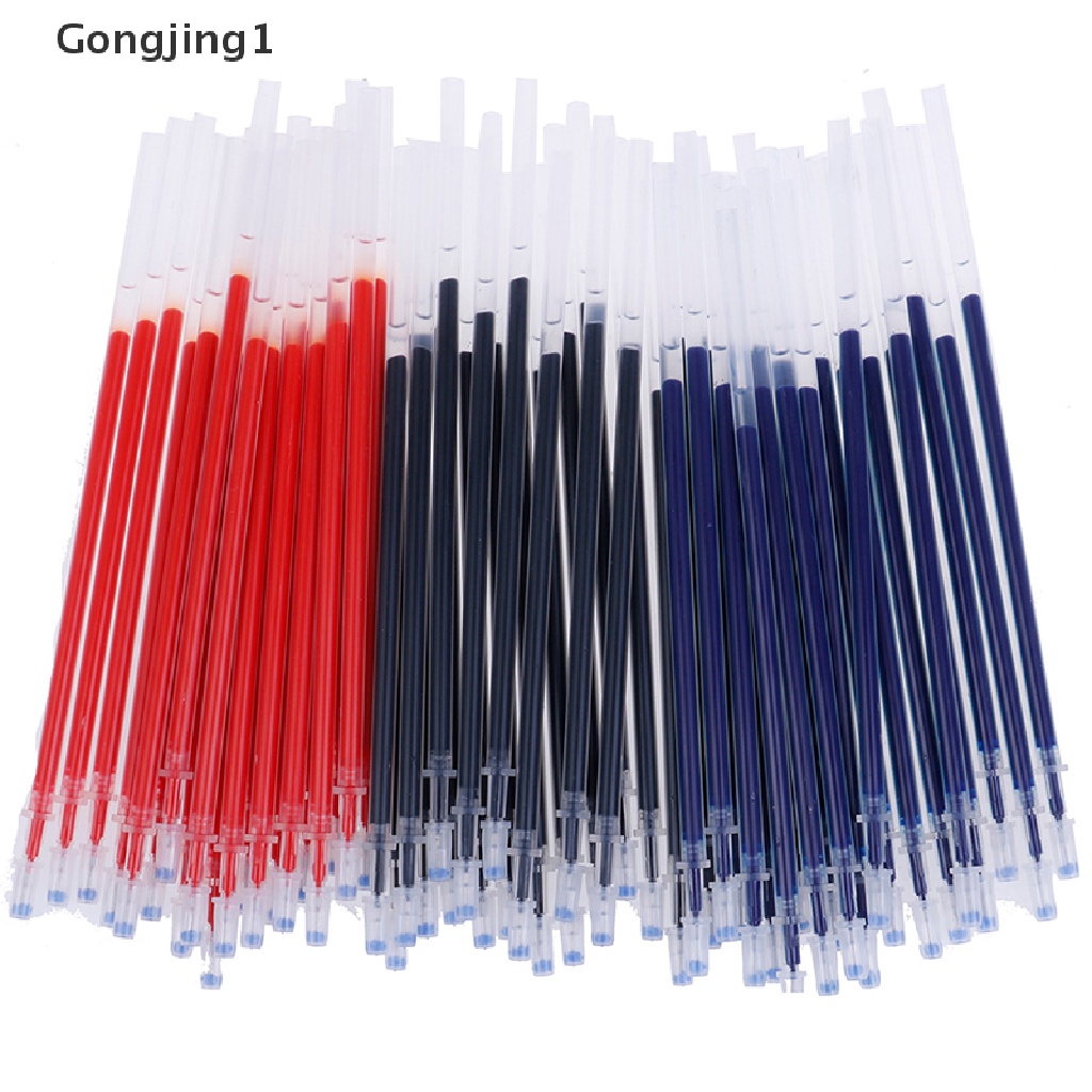 Gongjing1 20Pcs / set Pulpen Tinta gel 0.38mm Untuk Sekolah / Kantor