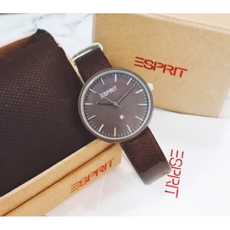 jam tangan wanita esprit kulit yaaa