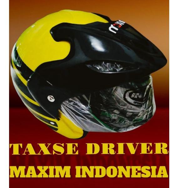 (PROMO QQC59) jaket dan helm maxim model prioritas / maxim indonesia prio ✮