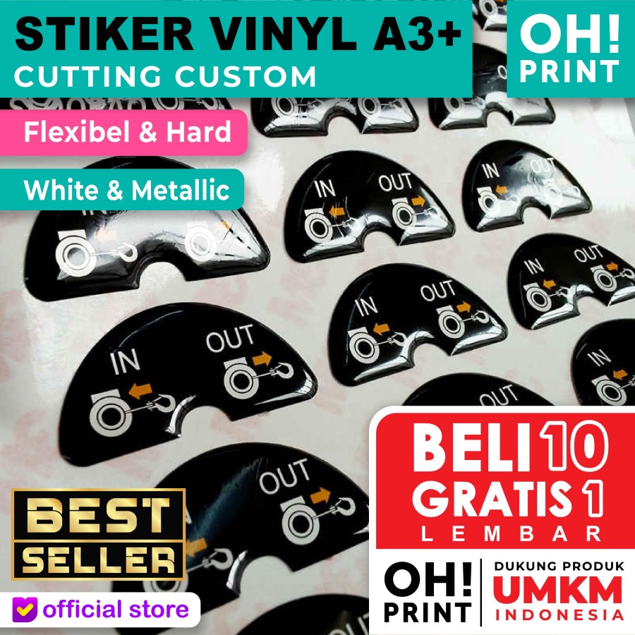 Cetak Stiker Timbul Resin Custom | Custom Stiker Resin | Custom Stiker Emblem