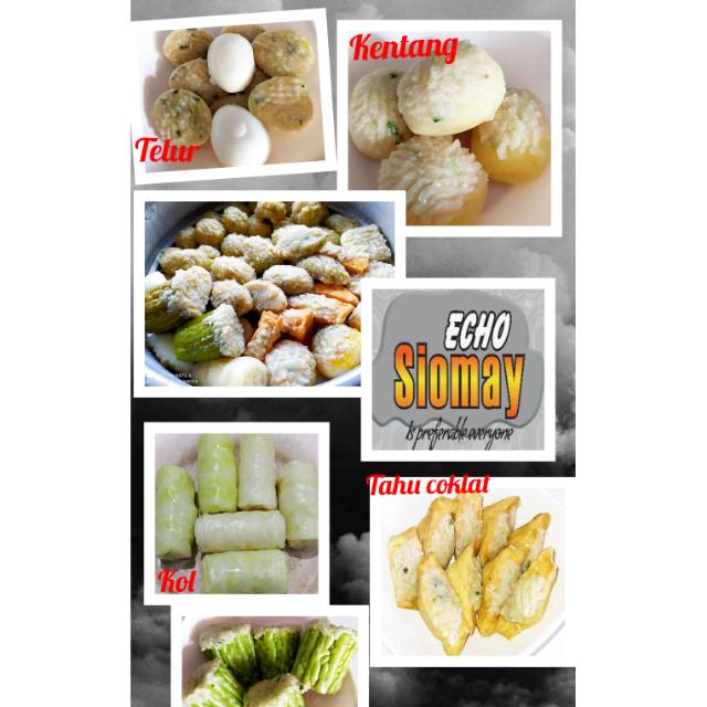 

Siomay Echo Mix isi 12pcs Siomay Polos dan isi Telur