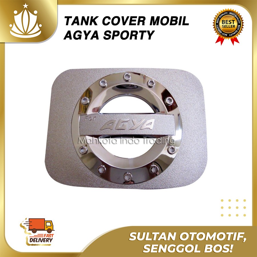 Tank Cover AGYA Sporty / Tutup Bensin Tangki Tengki AGYA Sporty Chrome