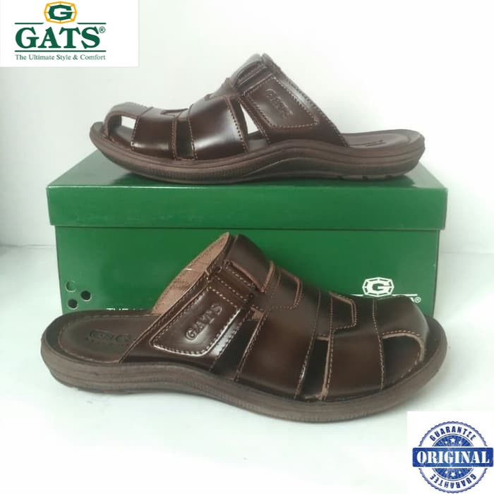 Sepatu sandal gats hg 061 brown.original by gats indonesia